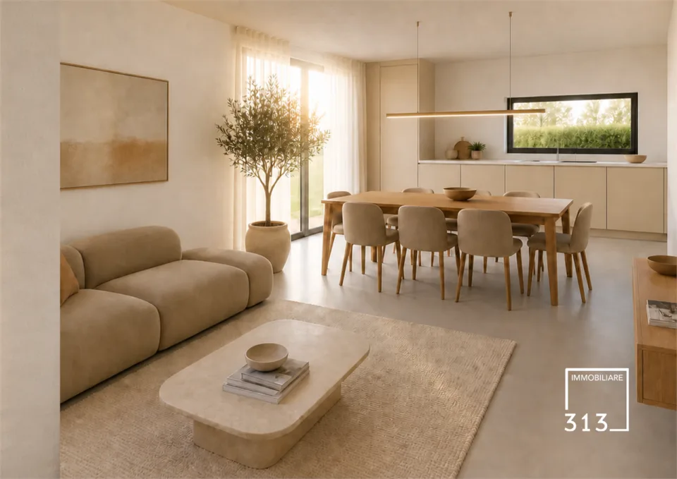 Nuova villa bifamiliare con ampio giardino a Favaro Veneto | Villa 02 – Foto 4 di 8