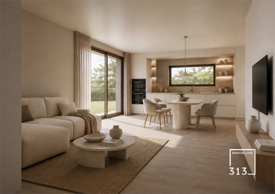 Nuova villa bifamiliare con giardino a Favaro Veneto | Villa 03 – Foto 4 di 8