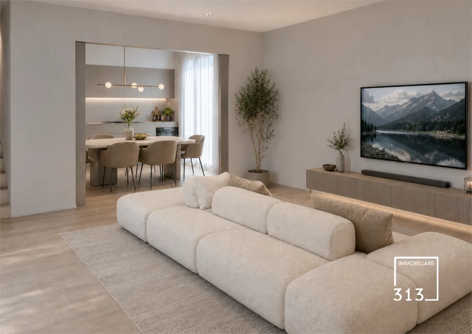 Nuova villa bifamiliare con giardino a Favaro Veneto | Villa 06 – Foto 3 di 8