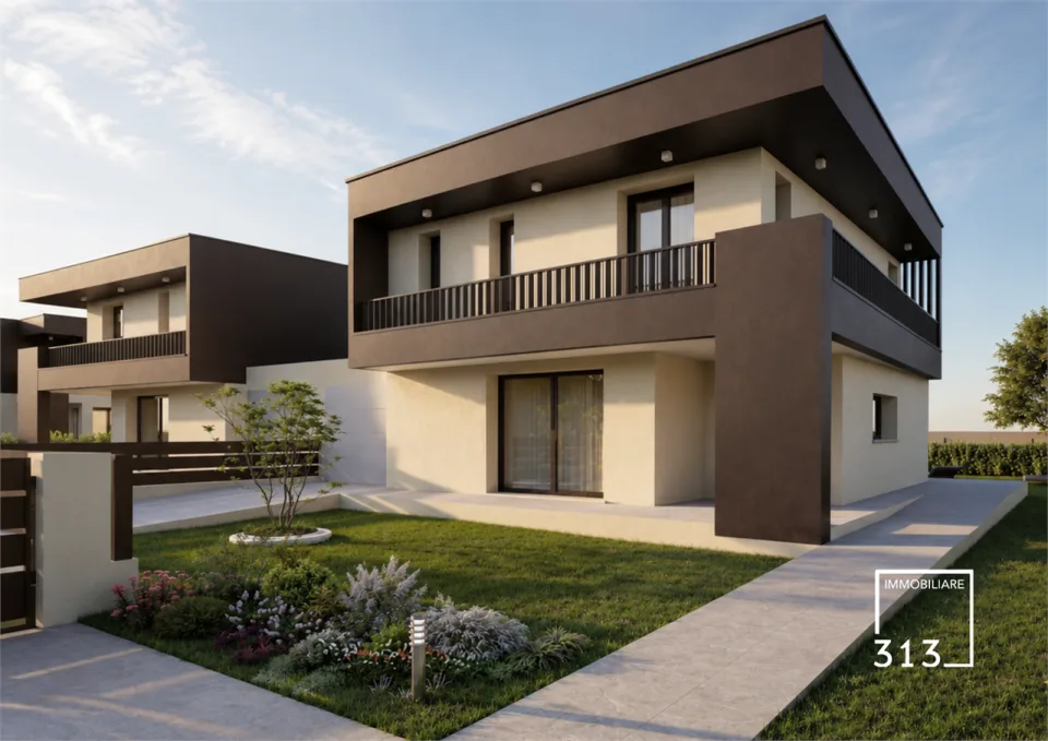 Nuova villa bifamiliare con massima indipendenza a Favaro Veneto | Villa 09 – Foto 3 di 8