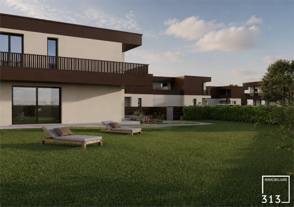 Nuova villa bifamiliare con ampio giardino a Favaro Veneto | Villa 01 – Foto 2 di 8